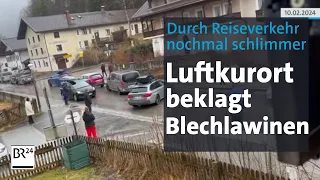 Reiseroute durch Mittenwald: Luftkurort mit immer mehr Verkehr | Abendschau | BR24