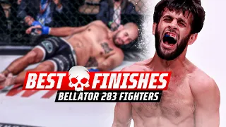 BEST FINISHES FROM THE B283 PRELIM FIGHTERS | BELLATOR MMA