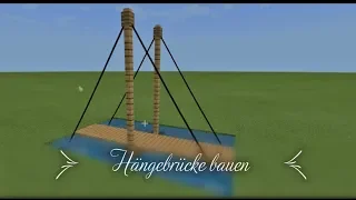 Minecraft Tutorial  Hängebrücke bauen einfach