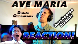 Dimash Qudaibergen - Ave Maria  (live New Wave ft. Igor Krutoi) FIRST REACTION! (DOES HE BREATH?!)