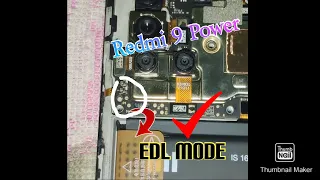 Redmi 9 Power EDL  Mode | Redmi 9 Power Test Point ?