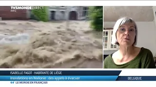 Inondations meurtrières en Belgique : évacuations et pillages