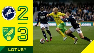 HIGHLIGHTS | Millwall 2-3 Norwich City | STUNNING Gabriel Sara volley! 😅🇧🇷