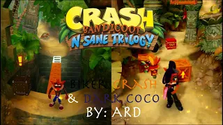 Biker Crash and Dark Coco Skins in Crash Bandicoot: N  Sane Trilogy!