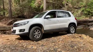 Tiguan off road, coochin creek Sunshine Coast. Overlanding australia