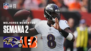 Baltimore RAVENS @ Cincinnati BENGALS | Melhores momentos | Semana 2