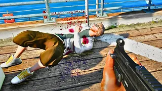 💎 Satisfying Euphoria Kill Comp - Gta5 Gore Mod / Natural Vision Evolved (Part 1)