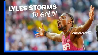 What A Performance! Lyles Claims 100m Gold At World Athletics Championships | Eurosport