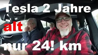 Was ist da faul? 2017er Tesla mit 24 !  Kilometern ?