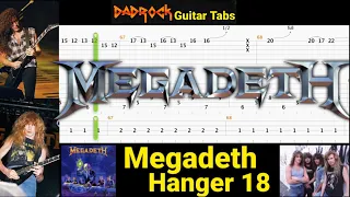 Hanger 18 - Megadeth - Guitar + Bass TABS Lesson