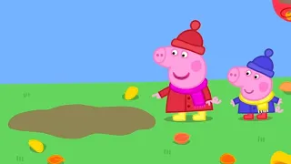 Peppa Pig And George Jump In Muddy Puddles 🐷 🍁 Adventures With Peppa Pig