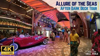 Allure of the Seas, After Dark | Nighttime Walking Tour of Royal Caribbean's Colossal Cruise Ship