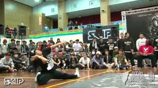 Hip-Hop Best16-3 Akko vs Juns | 20130303 OBS VOL.7 TAIWAN FINAL