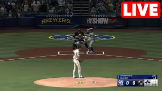 MLB LIVE🔴 New York Yankees vs Milwaukee Brewers - 28th April 2024 | MLB Full Game - MLB 24