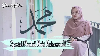 🤲🏻 Sepesial Maulud Nabi Muhammad 🥰 MAHALUL QIYAM Lengkap Lirik  | khanifah khani | Piano Version