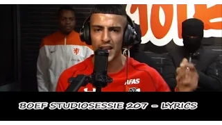 101 Barz - Studiosessie 207 BOEF (Lyrics) (Songtekst)