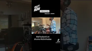 Tiktok star and superstar drummer Afriy David plays "otim ho daa" by Emmanuel Gyamfi #youtubeshorts