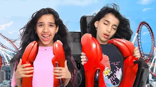 Riding the scariest rollercoasters with best friend