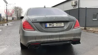 Mercedes-AMG S63 (W222) w/ MGmotorsport.pl exhaust