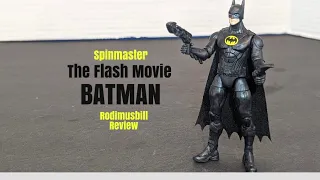 Spinmaster DC The Flash Movie BATMAN (Michael Keaton) Figure - Rodimusbill Review