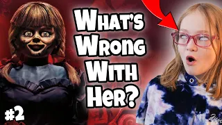 Is she Being Controlled  by ANNABELLE What's Wrong With Her!?! (SCARY)