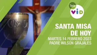 Misa de hoy ⛪ Martes 14 de Febrero 2023, Padre Wilson Grajales - Tele VID