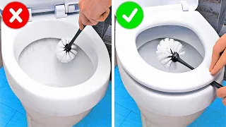 RESTROOM SURVIVAL GUIDE || Toilet Hacks Nobody Told You About