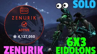 Warframe | Eidolon 6x3 Solo | ZENURIK | No Riven/ECLIPSE/Cipher/Pads