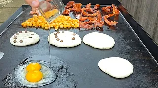 HOW TO COOK BREAKFAST ON A GRIDDLE OR FLAT TOP GRILL