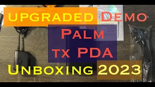 Unboxing Palm TX Handheld PDA "New" Upgraded in 2023