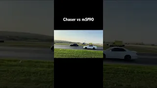 Toyota chaser (900hp) vs bmw m5 (Чайзер 900сил против m5 f90) #shorts #short  #bmw #chaser