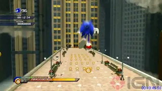 the horrible IGN sonic unleashed review but i edited footage of the unleashed speedrun over it