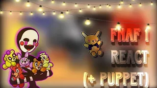 FNaF 1 + Puppet react to They'll find you // GachaClub