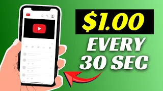 Earn $1 Every 30 Seconds From YouTube By Watching Videos! (Make Money Online 2023)