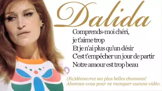 Dalida - Garde moi la dernière danse - Paroles (lyrics)