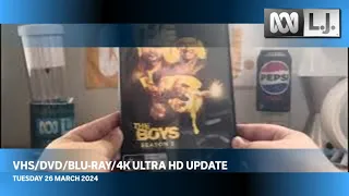 VHS/DVD/Blu-Ray/4K Ultra HD Update - Tuesday 26 March 2024