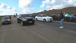 BMW 340 stage 2 vs BMW X5M engine M50D stage 2 500hp