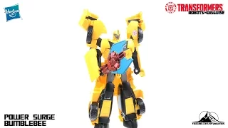 Transformers Robots in Disguise Power Surge BUMBLEBEE Video Review
