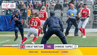 HIGHLIGHTS Great Britain v Chinese Taipei | XVII WBSC Women’s Softball World Cup - Group A