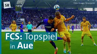 1.FC Saarbrücken gegen Erzgebirge Aue, 10. Spieltag, Dritte Liga