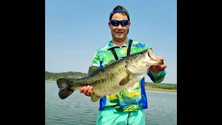 GIANT4.4kg Spawning bass caught at albert falls dam, South Africa!! where, what and how explained...