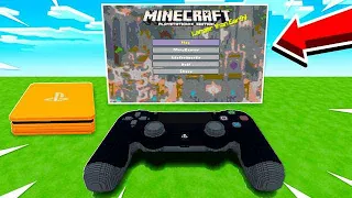 PLAYING MINECRAFT ON A PS4 INSIDE MINECRAFT!