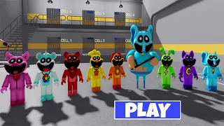 Bubbaphant BARRY'S PRISON RUN VS Smiling Critters - Walkthtough Full Gameplay #obby #roblox
