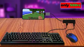 Minecraft PE With Keyboard And Mouse Under 500rs | Complete Guide (Hindi)