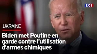 Biden avertit Poutine sur un recours aux armes nucléaires ou chimiques