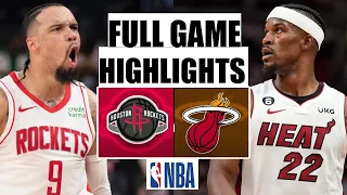 Miami Heat vs Houston Rockets FULL Game Highlights | January 8, 2024