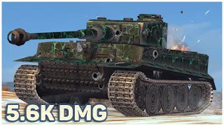 Tiger I • 5.6K DMG • 6 KILLS • WoT Blitz