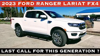 2023 Ford Ranger Lariat FX4 - What's New For 2023 ? POV Review & Test Drive Of This Mid Size Pickup.