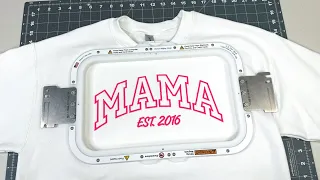 Mama Sweater Embroidery