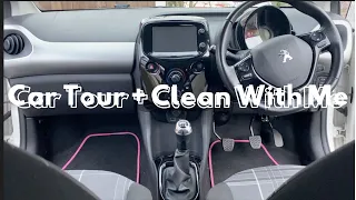 CAR TOUR & CLEAN WITH ME!! | PEUGEOT 108 PURE TECH ALLURE